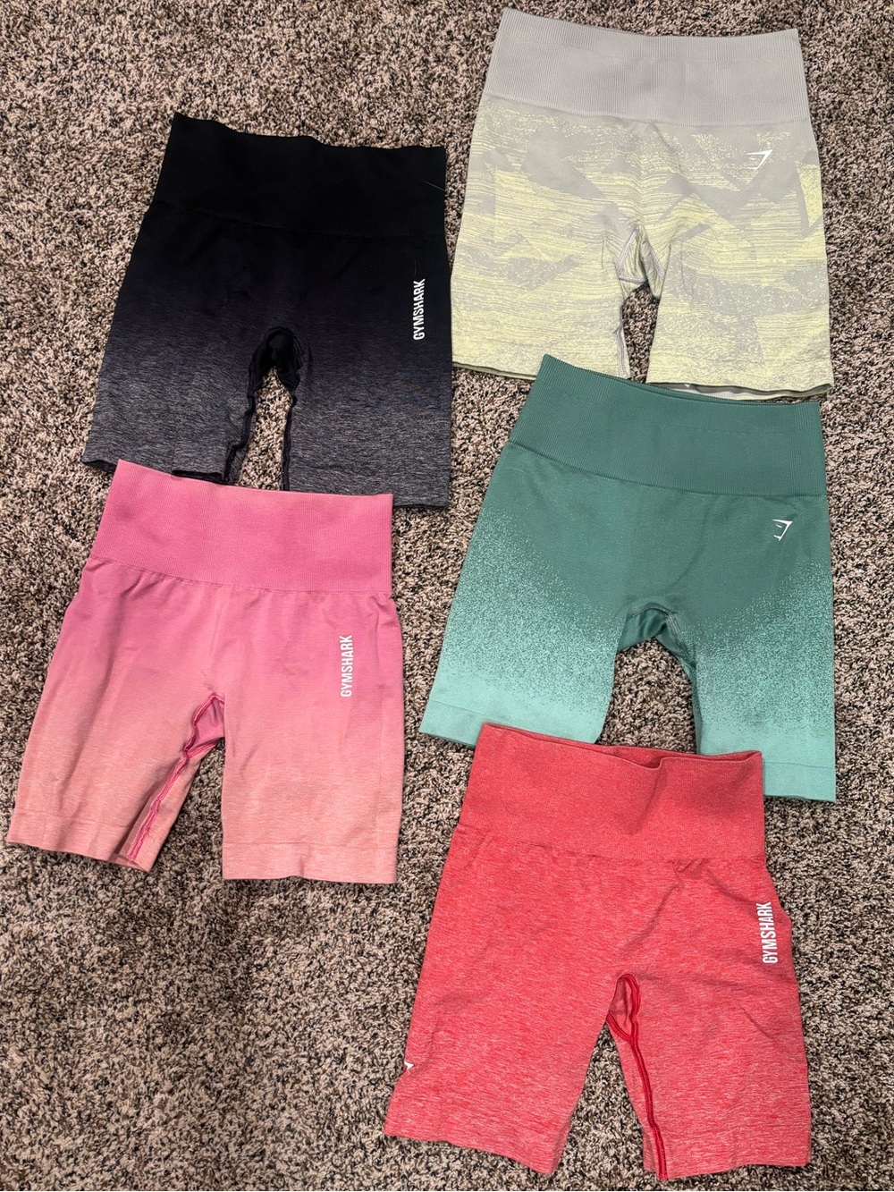 Gymshark ombre shorts